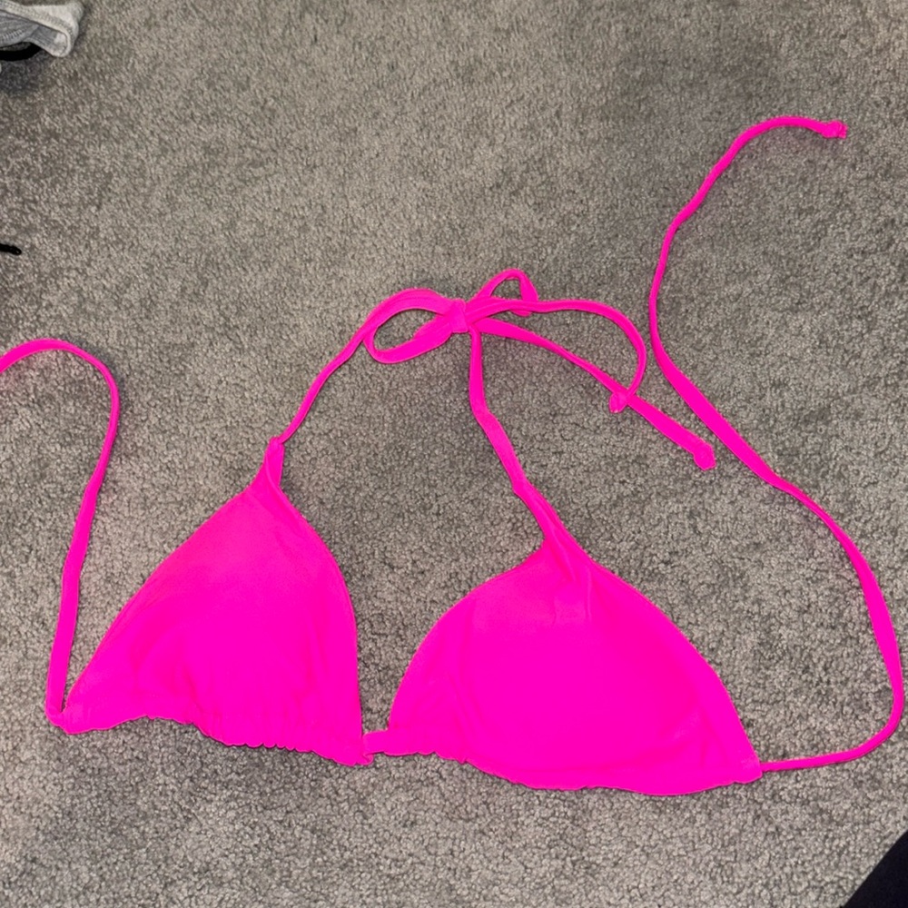 Hot pink bikini top Brand new
